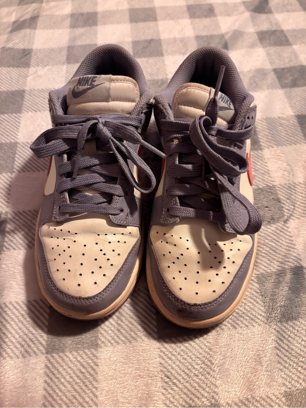 Nike Light Purple and Pink Dunk Low Women’s Shoe
